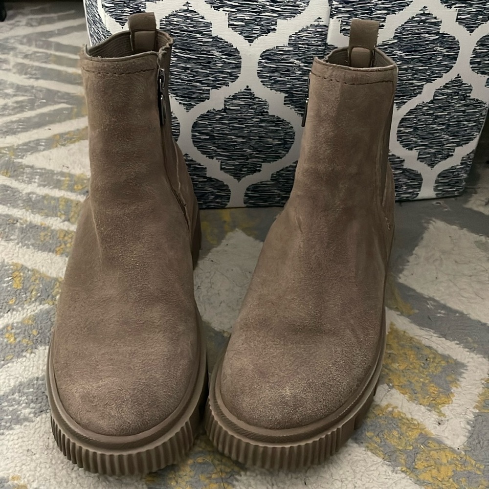 Blondo Suede Combat Boot